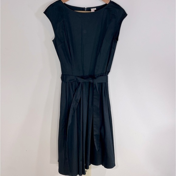 Vintage Feldie Whimsigoth Black Dress Removable Toile Skirt Medium - Picture 2 of 7